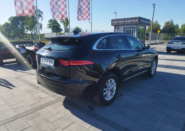 Jaguar F-Pace cena 84900 przebieg: 150734, rok produkcji 2017 z Michałowo małe 326